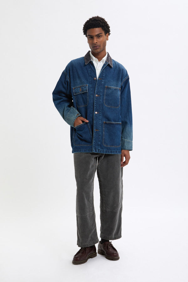 Giacca ampia in denim