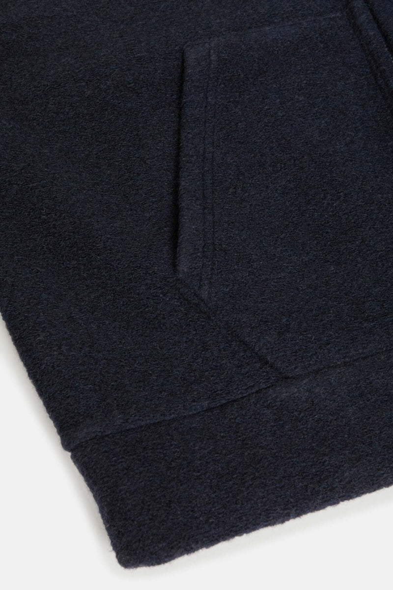 Felpa con Zip Integrale Silver