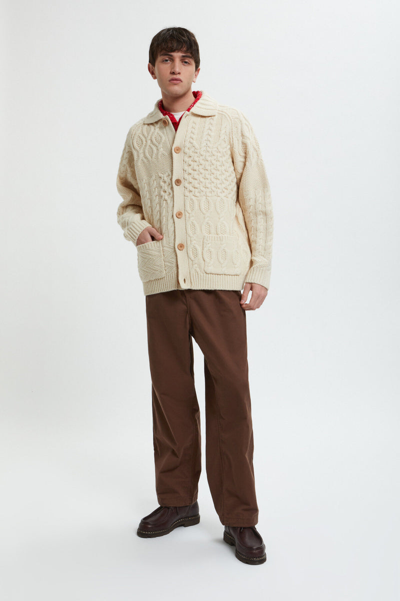 Pantaloni Basic in Twill