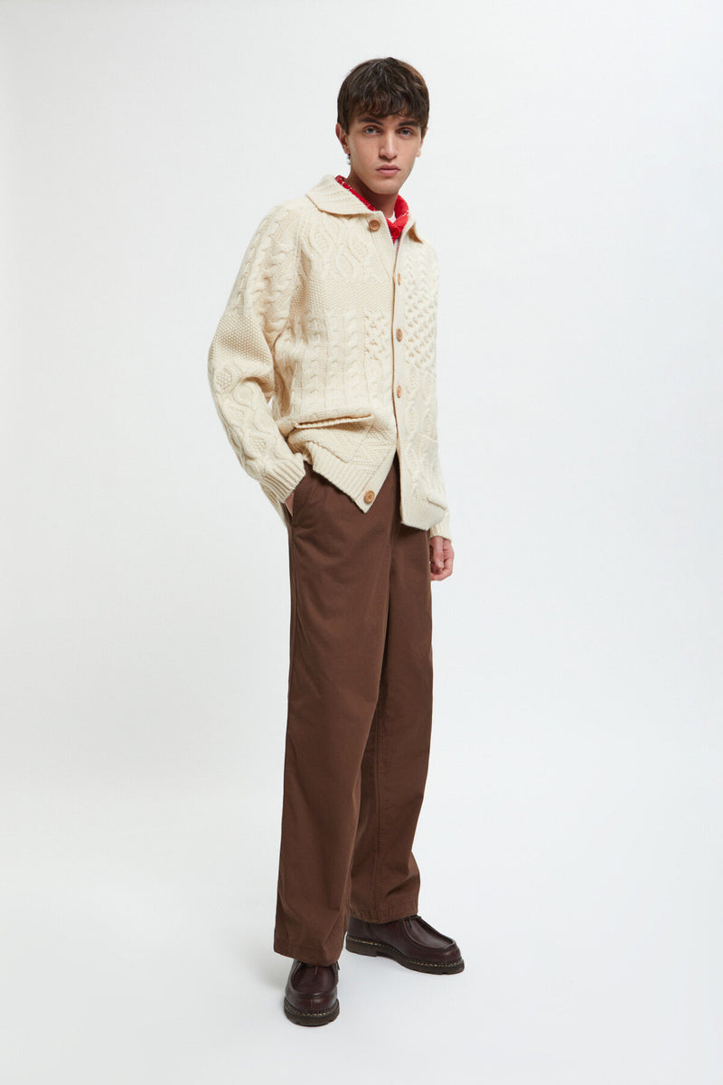 Pantaloni Basic in Twill