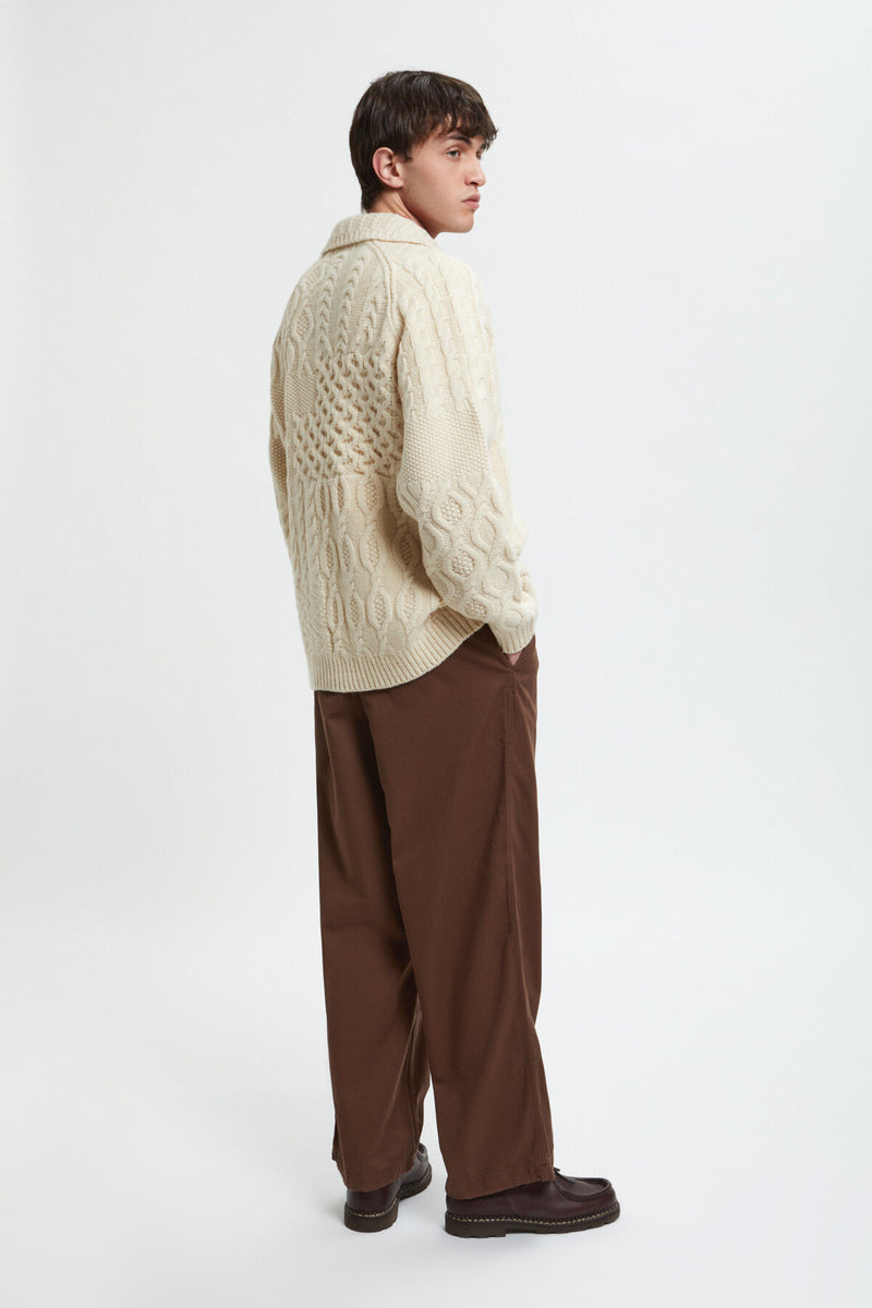 Pantaloni Basic in Twill