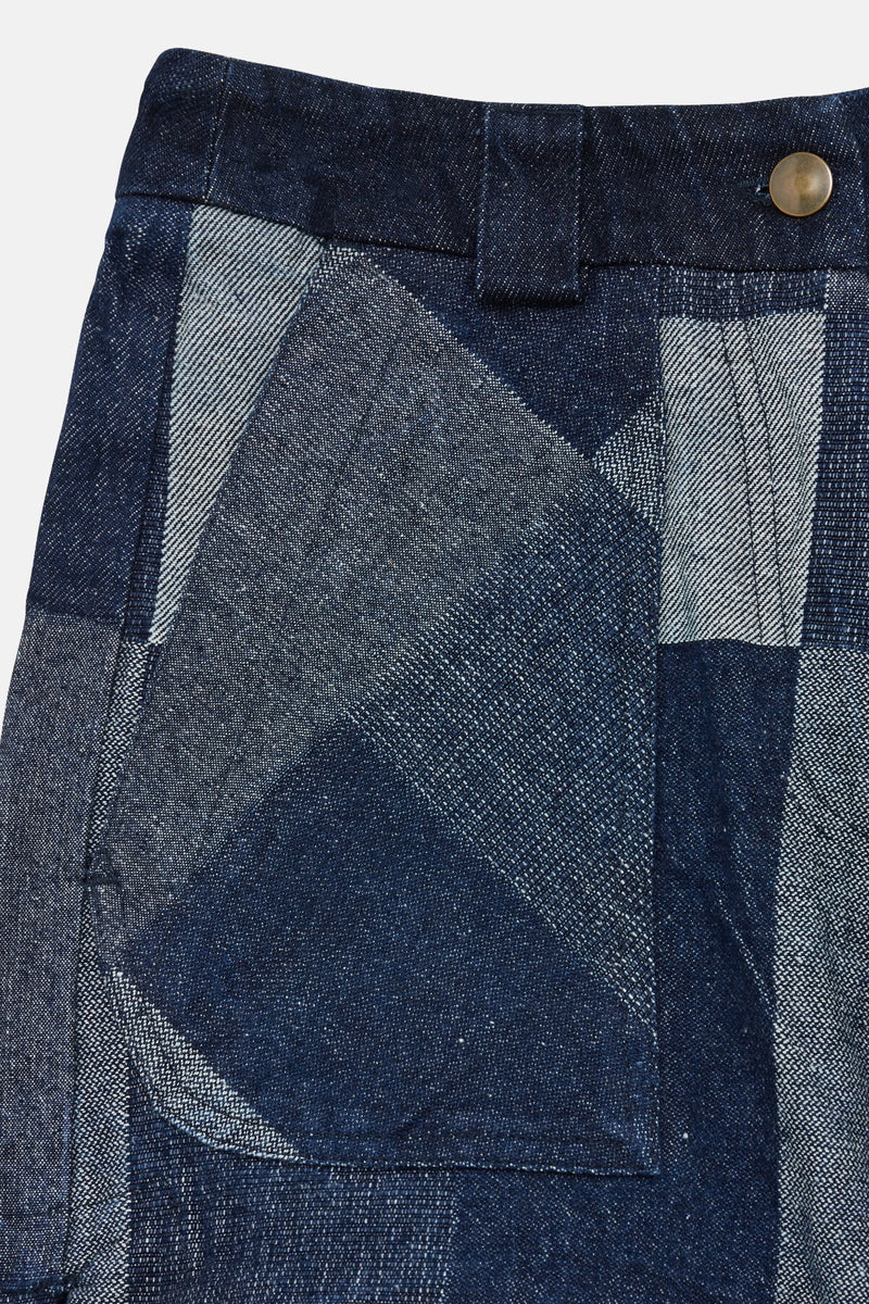 Pantaloncini Padam In Denim Con Patch