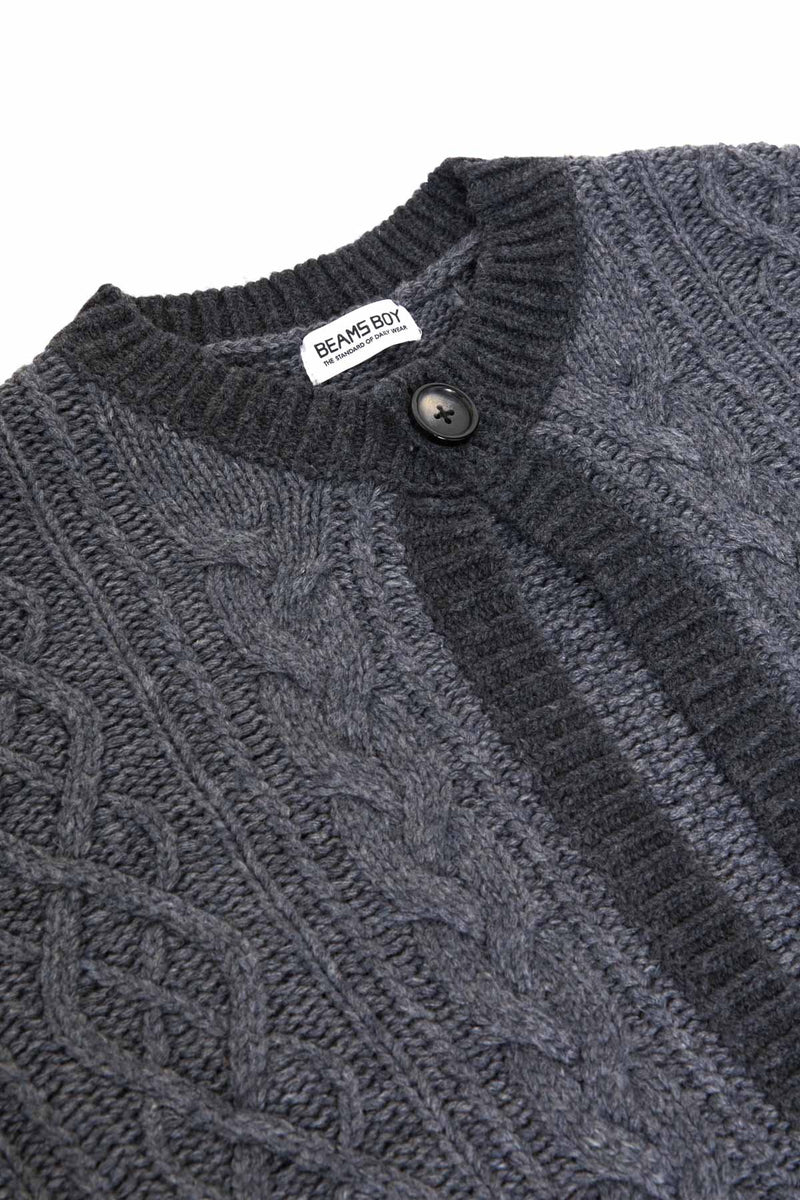 Cardigan Aran Bicolore 3G