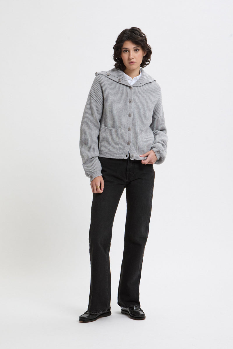 Cardigan lavorato a maglia Gina