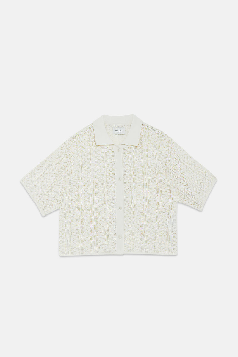 Camicia Loch In Crochet Di Lana