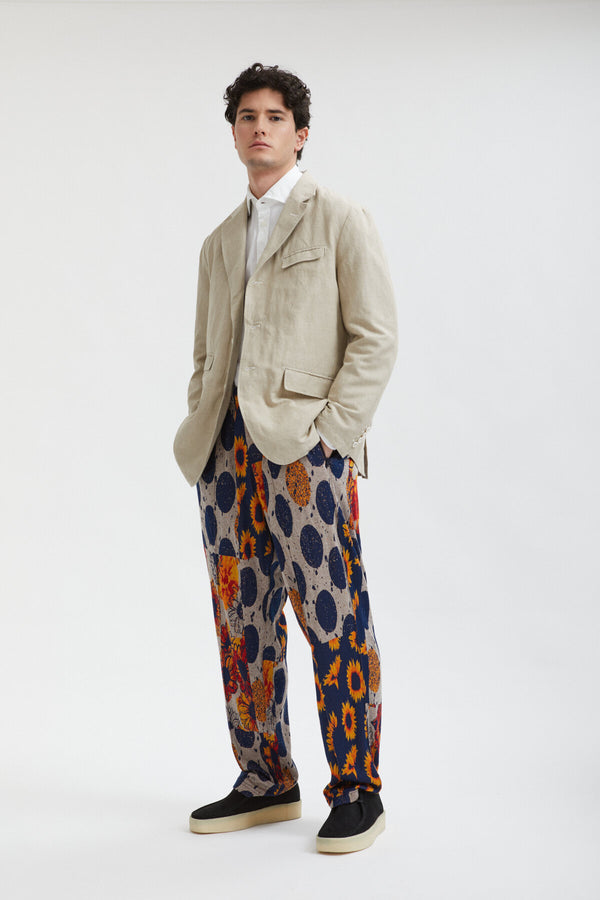 Printed trousers