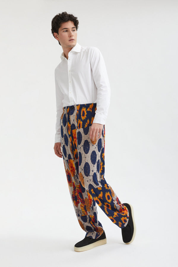 Printed trousers