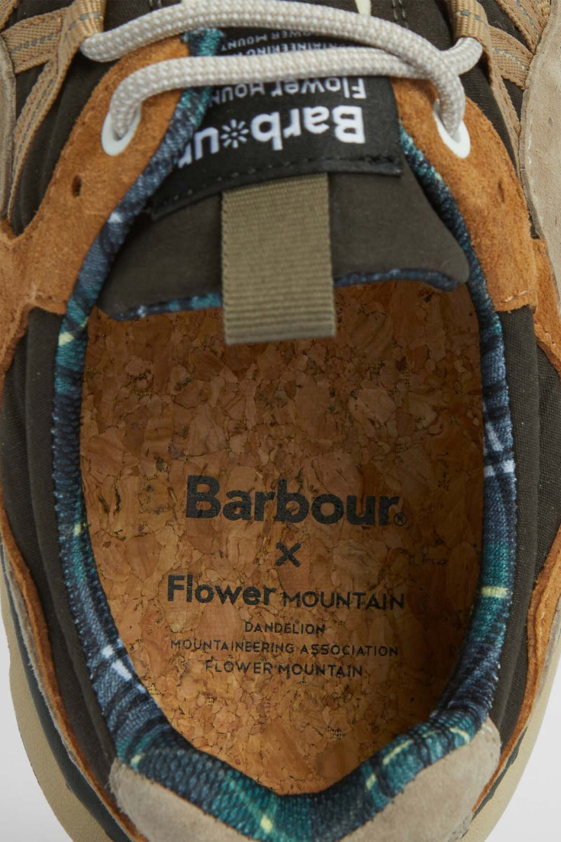 Barbour x Flower Mountain Yamano 3 Uni Trainers