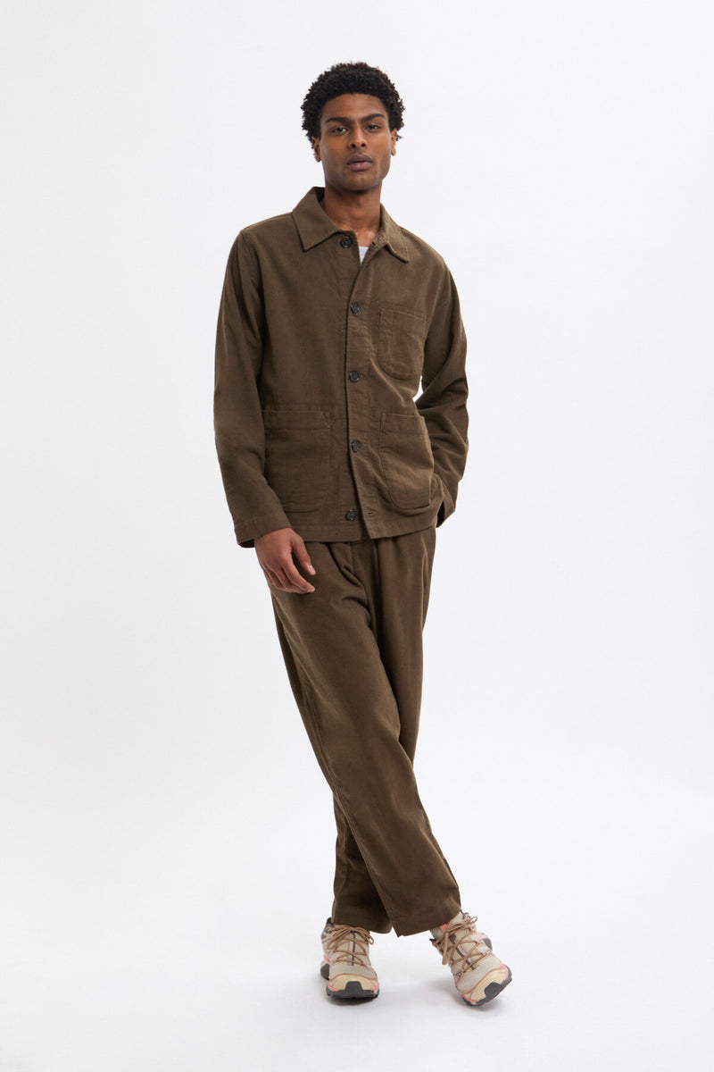 Pantalone sportivo con piega