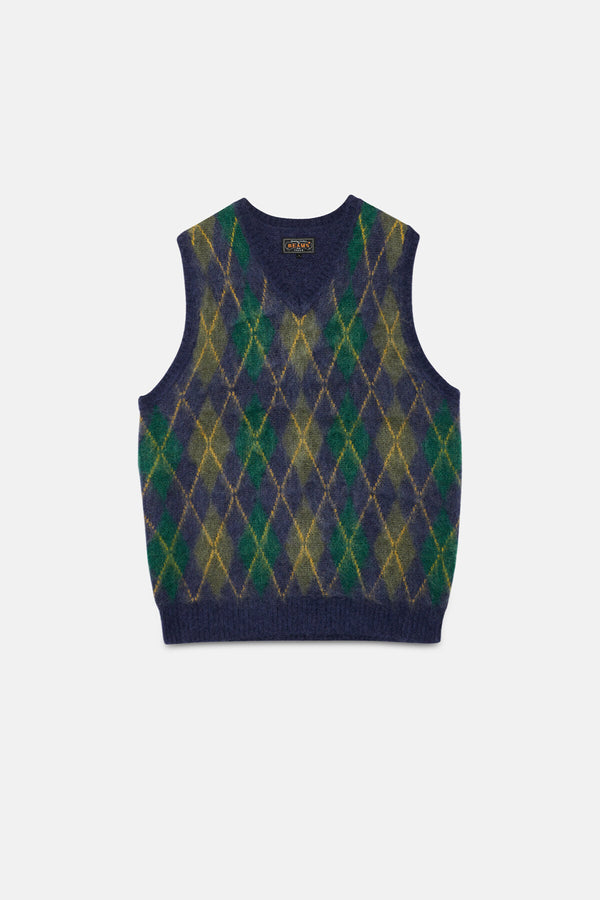 Argyle Vest Mohair