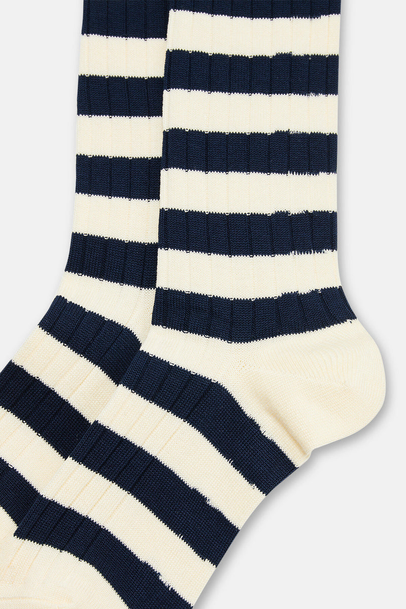 Rib Stripe Socks