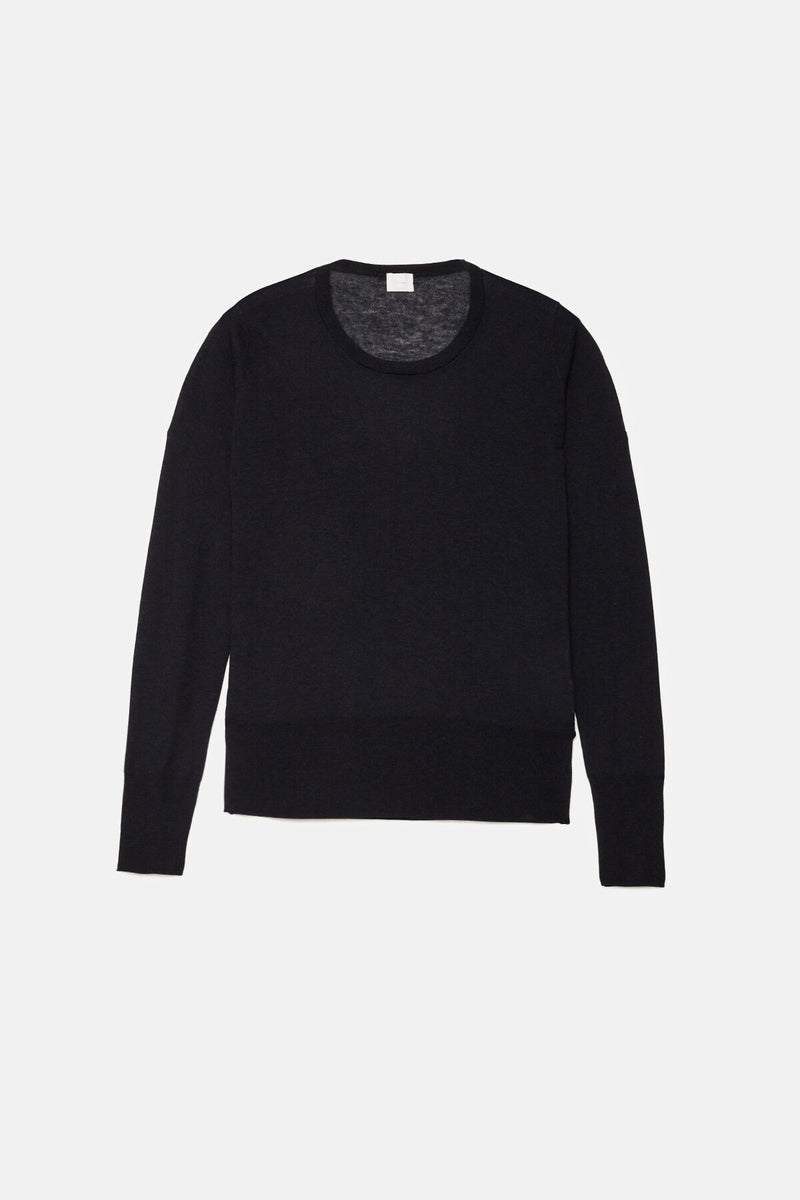 Maglione a Maniche Lunghe con Scollo Tondo