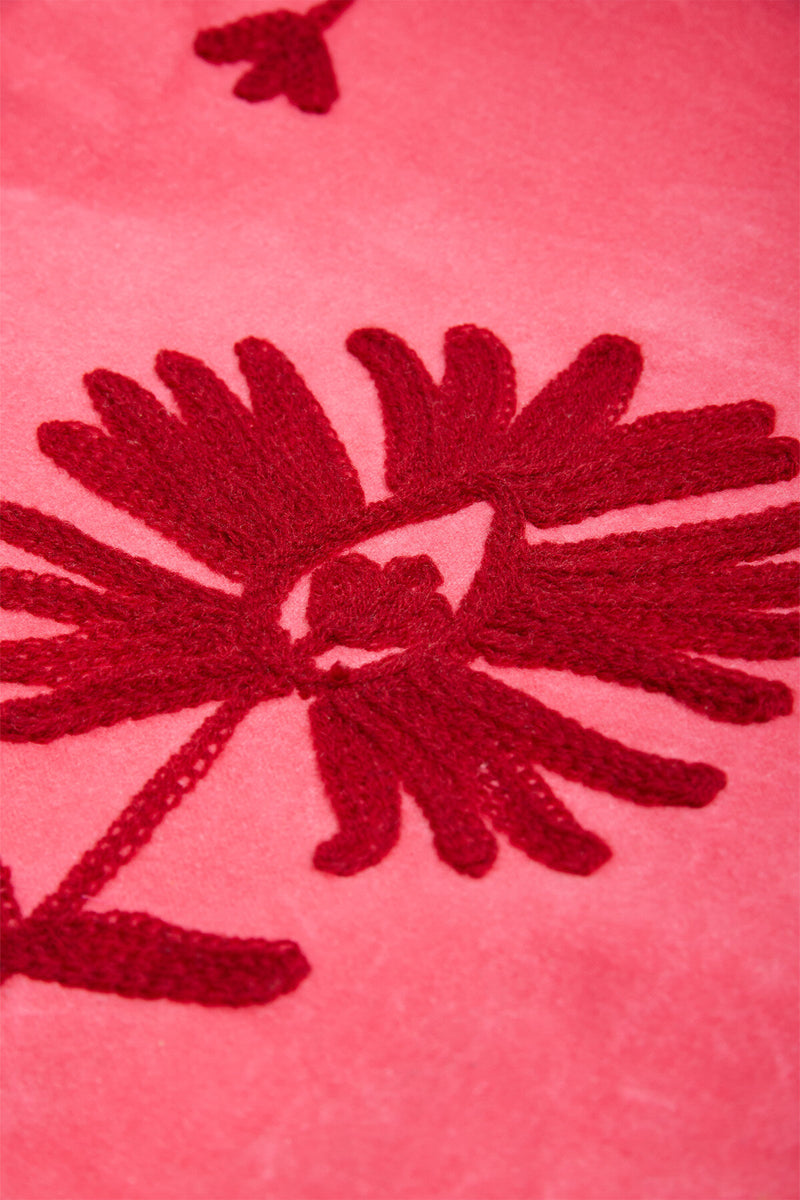 Long Velvet Embroidery Jacket