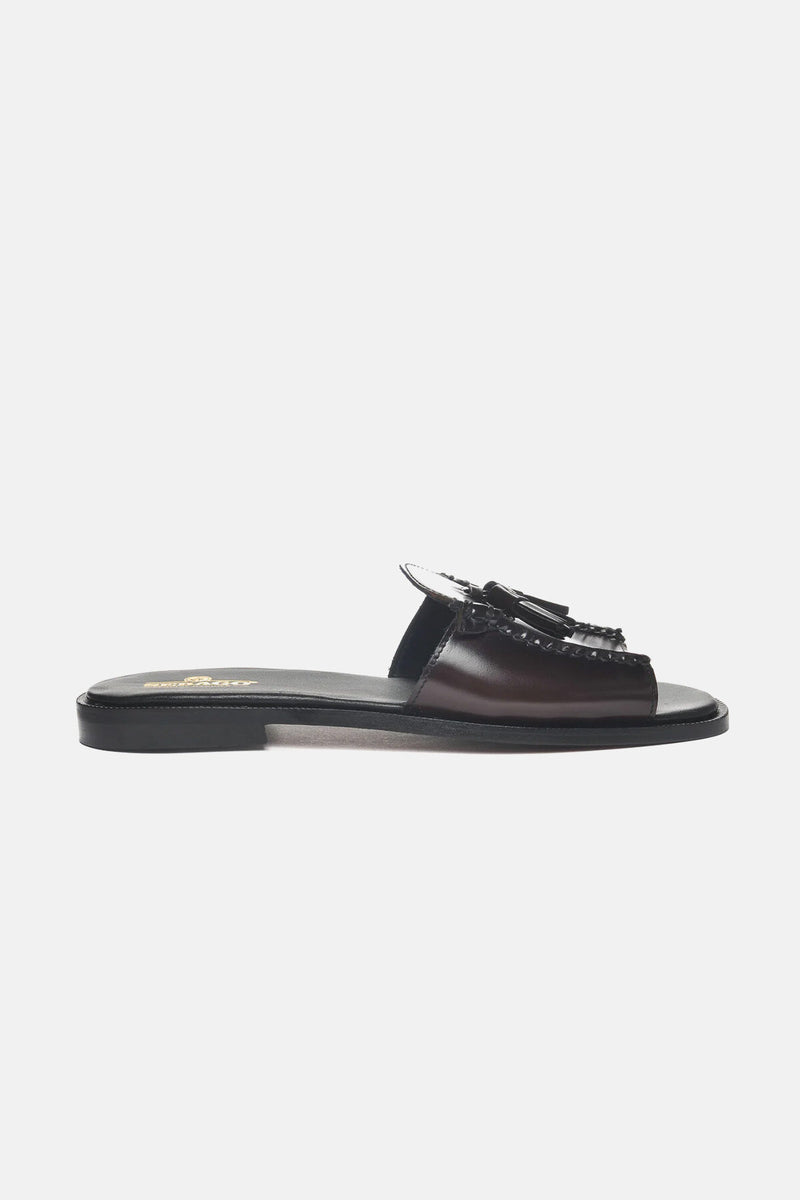 Slippers Will Slide Woman