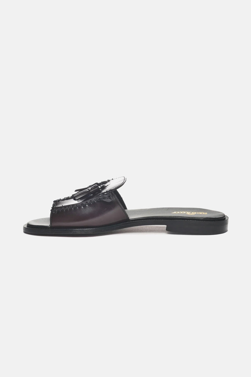 Slippers Will Slide Woman