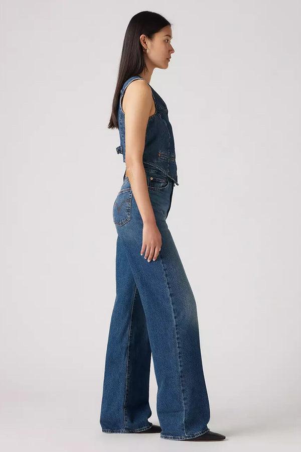 Jeans Ribcage A Gamba Ampia