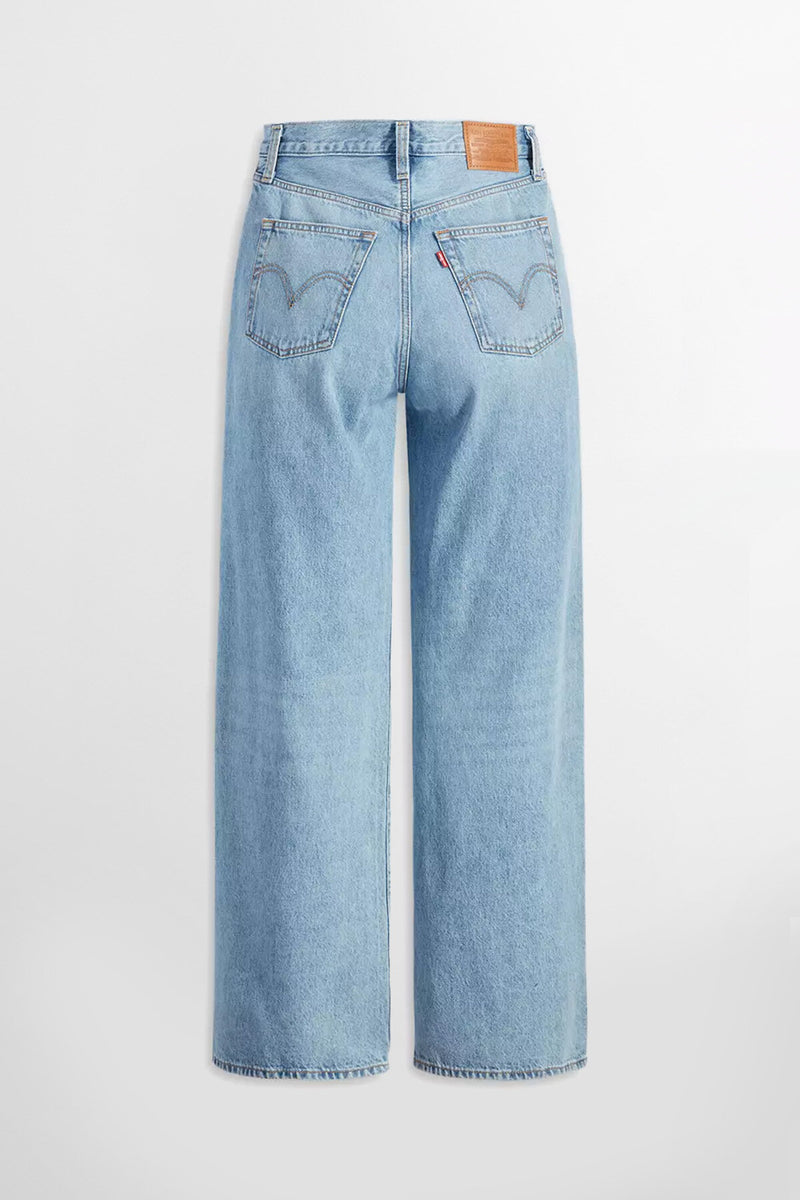 Jeans Ribcage A Gamba Ampia

