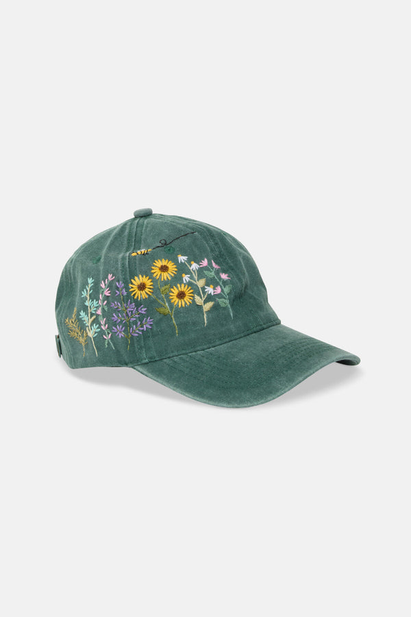 Baseball Cap with flowers