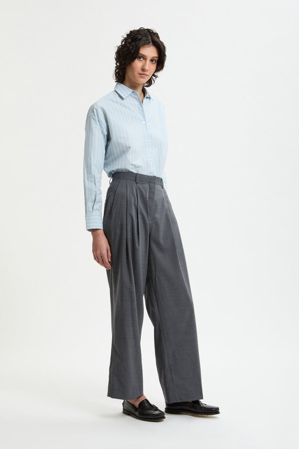 Wide Tapered Trousers