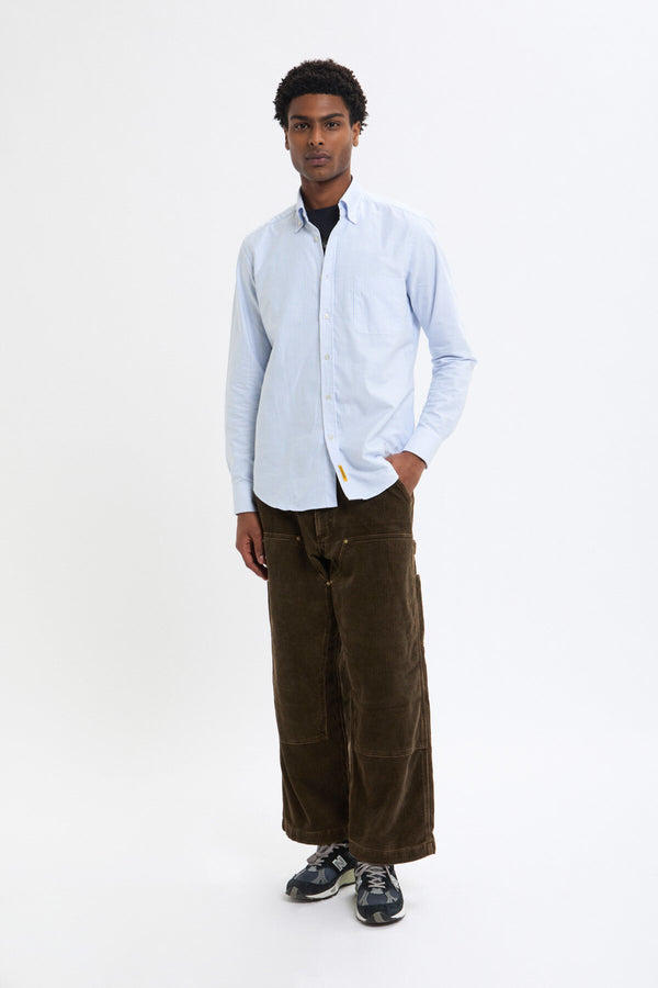 Camicia Leon Bianca Comfort Fit Manica Lunga Con Api - B-Ware / 2ª Scelta - Stockerpoint