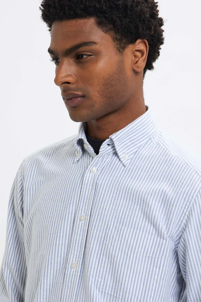 Bradford striped long-sleeved shirt