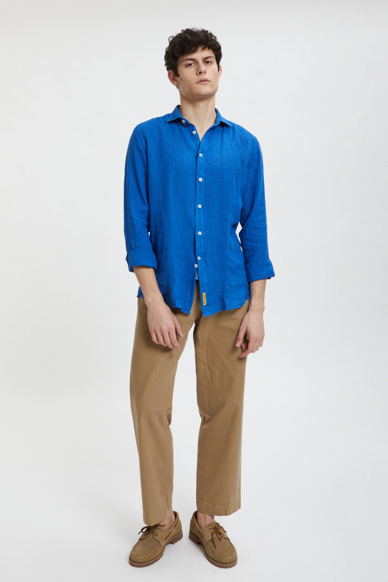 Garment-dyed Linen Shirt