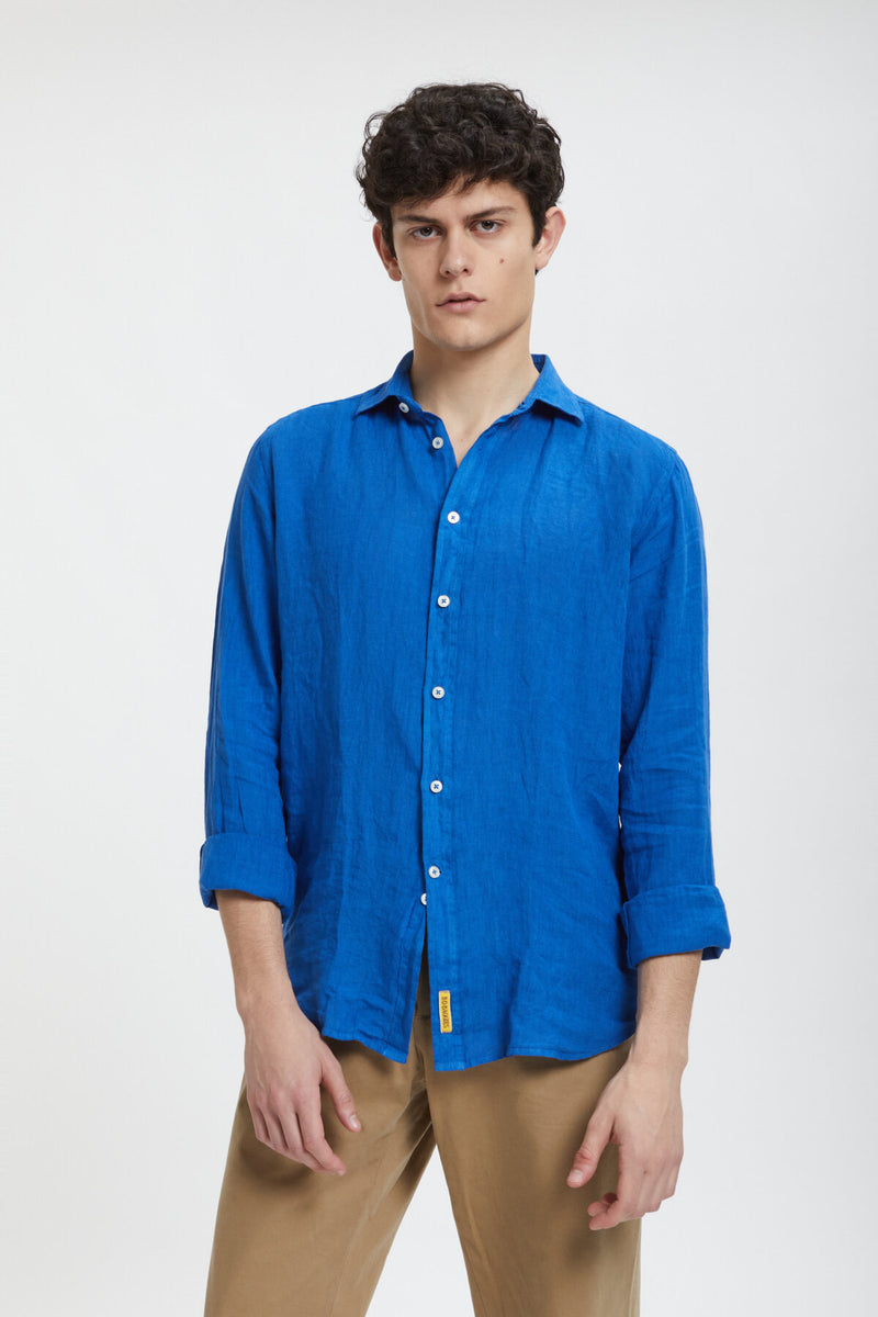 Garment-dyed Linen Shirt