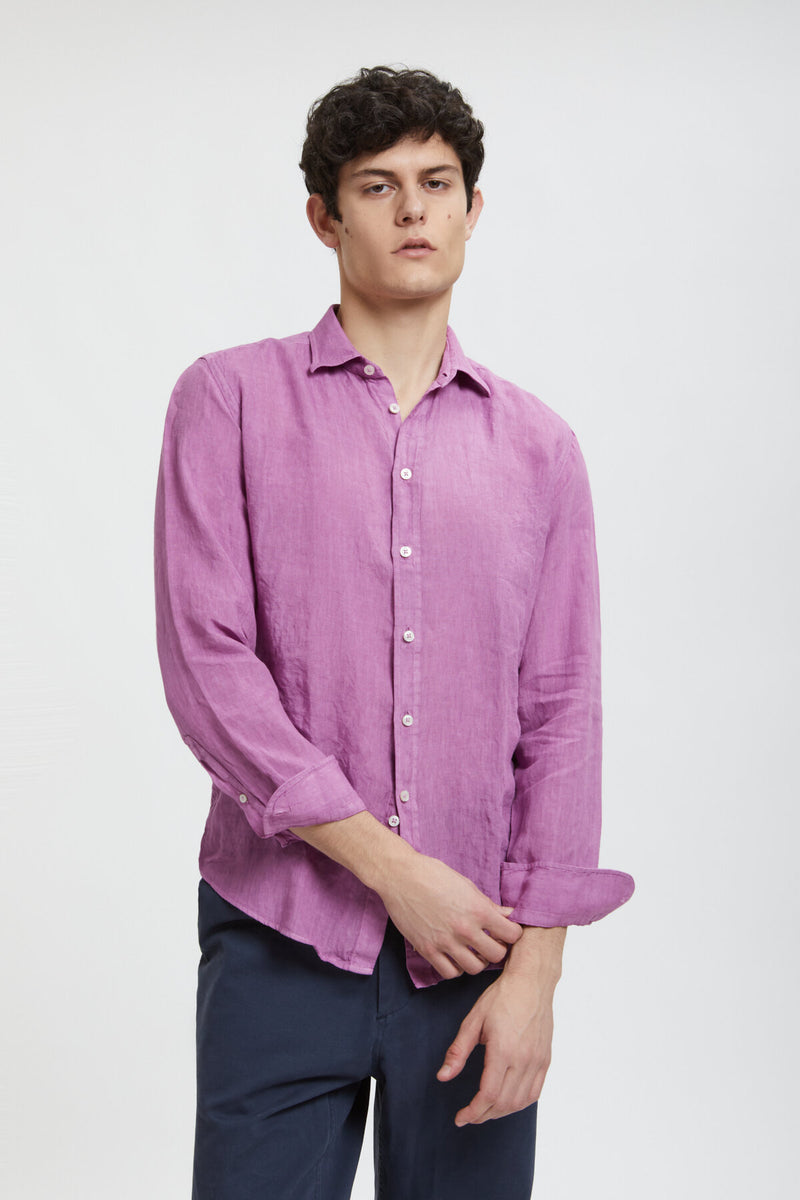 Garment-dyed Linen Shirt