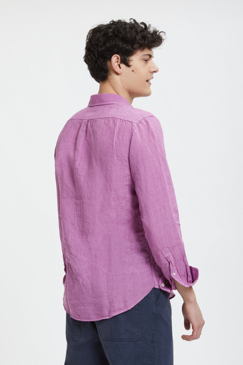 Garment-dyed Linen Shirt