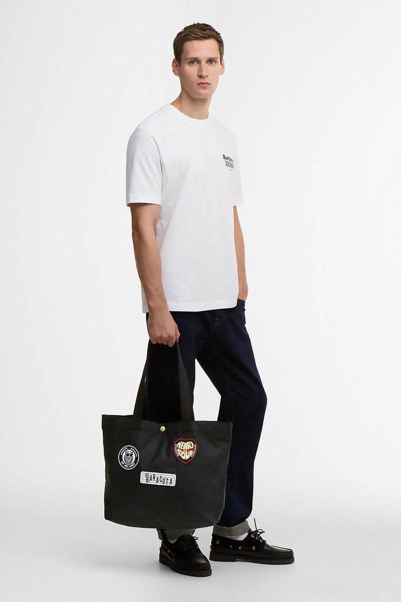 Borsa tote Barbour x Baracuta