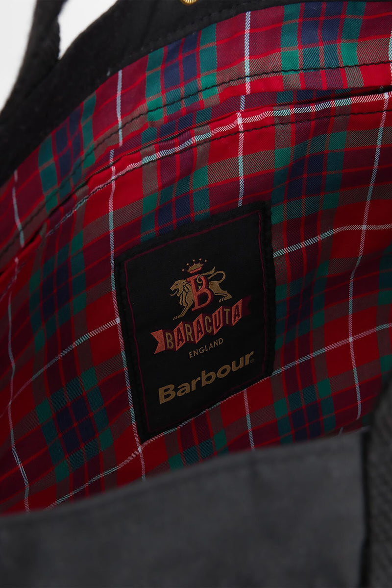 Borsa tote Barbour x Baracuta