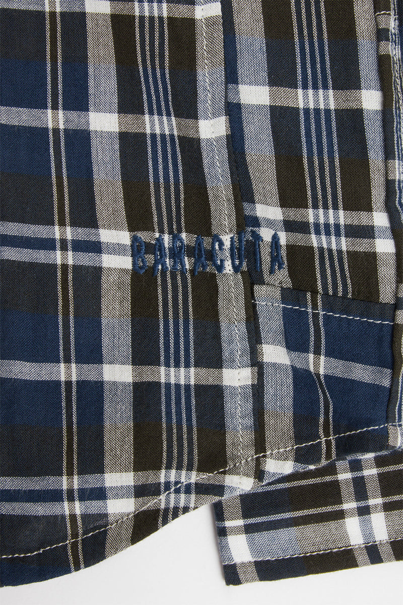 CHECKED BD SHIRT WITH CHEST POCKET