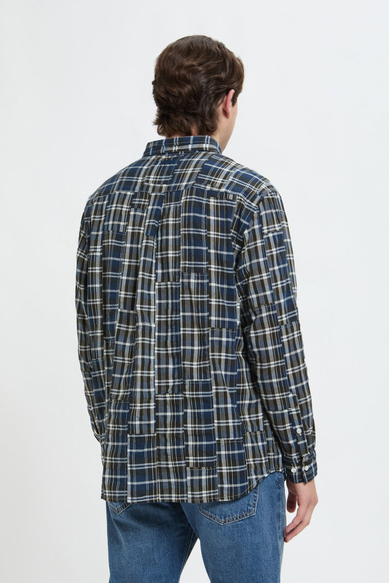 CHECKED BD SHIRT WITH CHEST POCKET