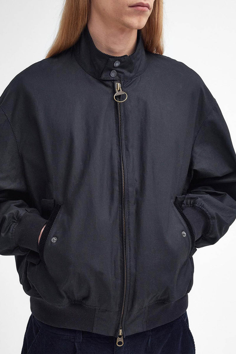 Barbour x Baracuta MA-1 Waxed Harrington Jacket