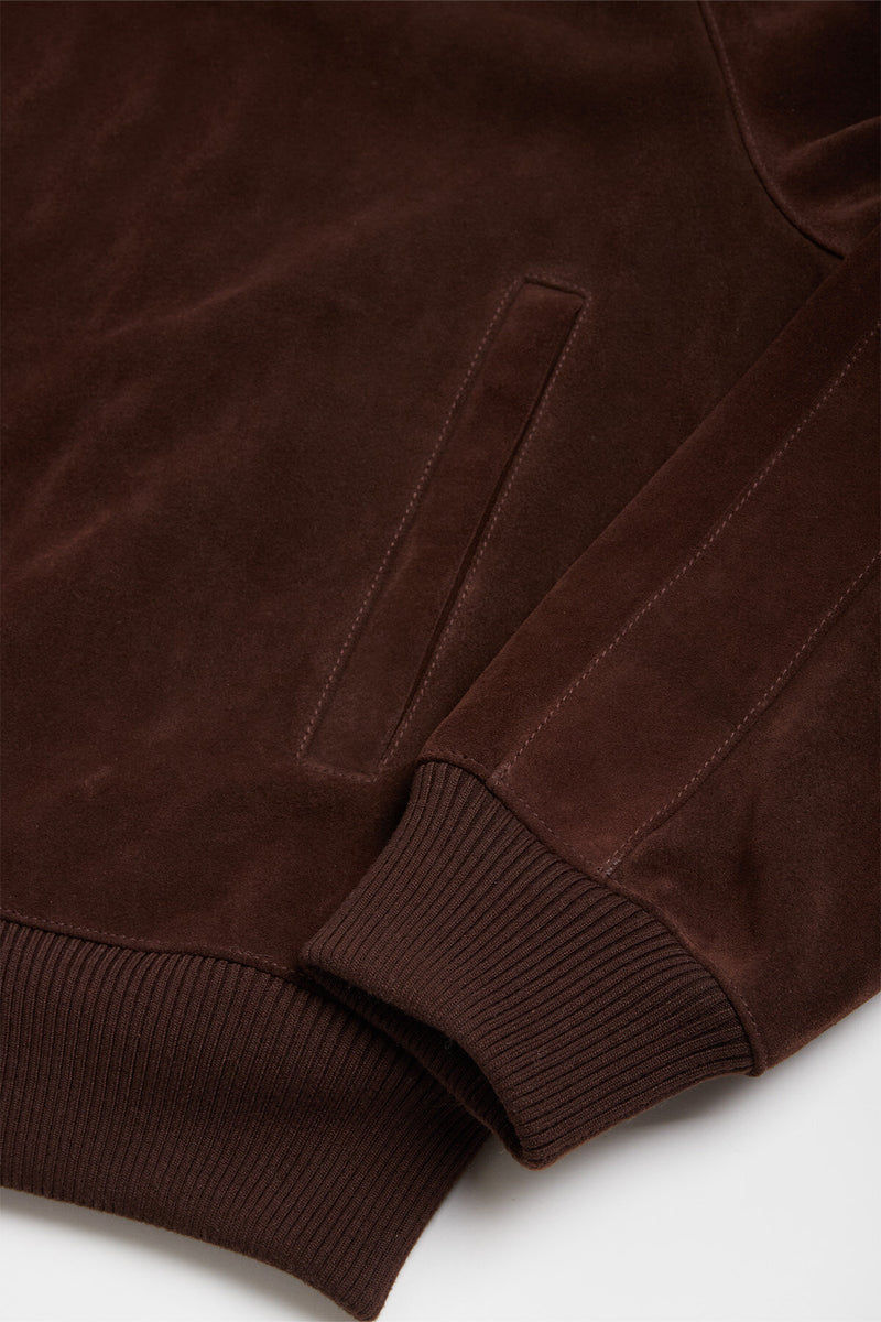 ROUGHOUT SUEDE TRACK JACKET