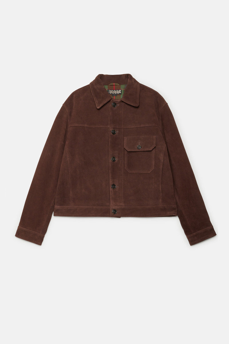 ROUGHOUT SUEDE RIDER JACKET