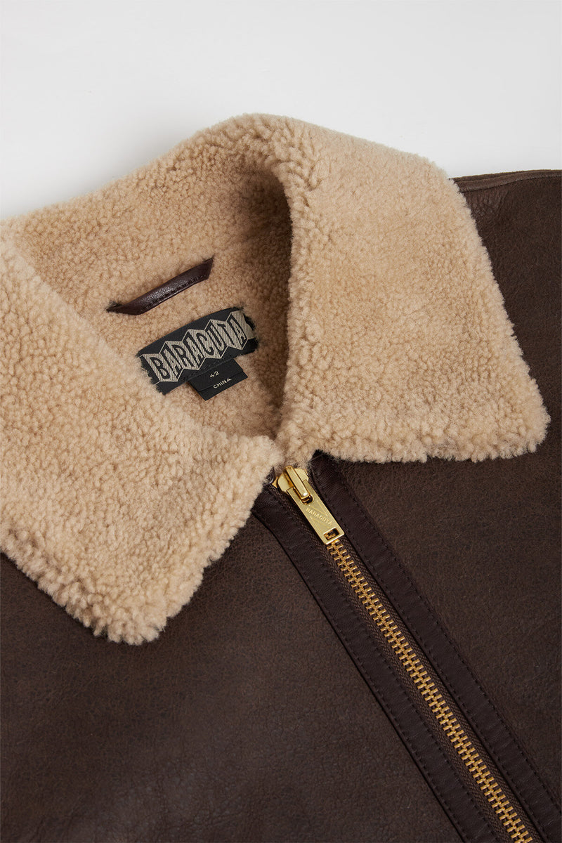 SHEARLING AVIATOR JACKET