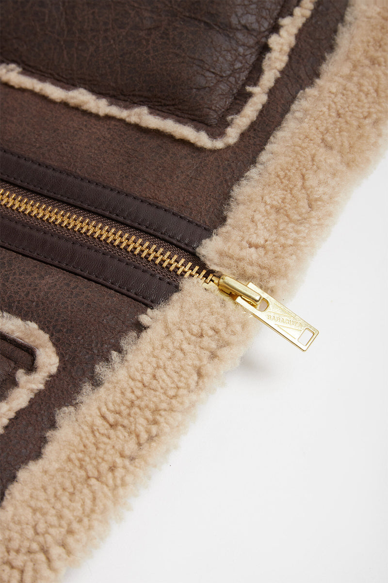 SHEARLING AVIATOR JACKET