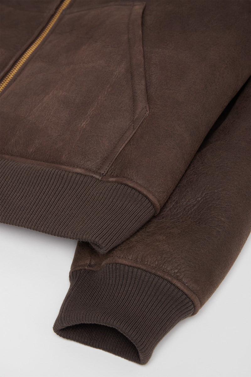 SHEARLING HOODIE