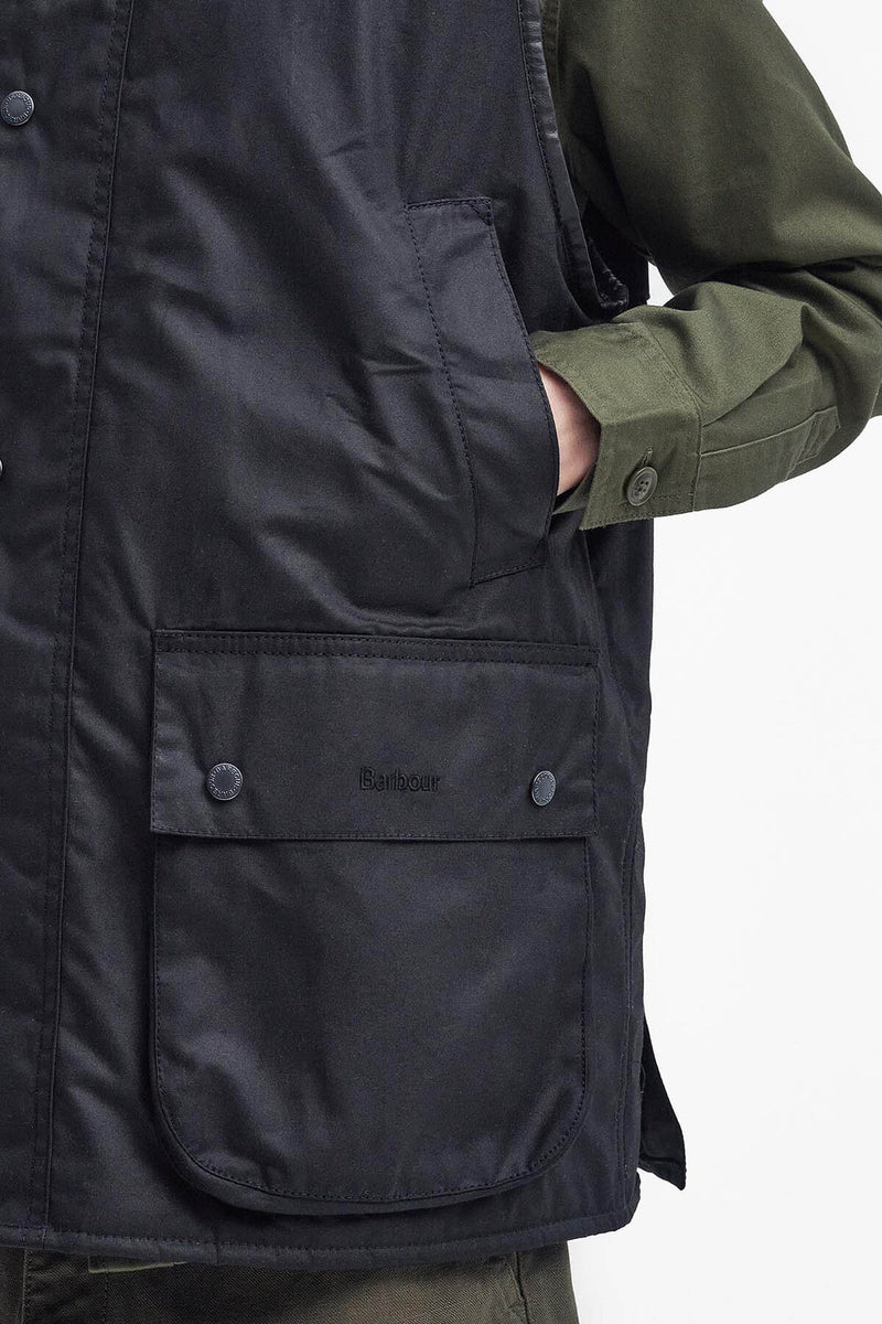 Gilet cerato oversize Barbour x Baracuta