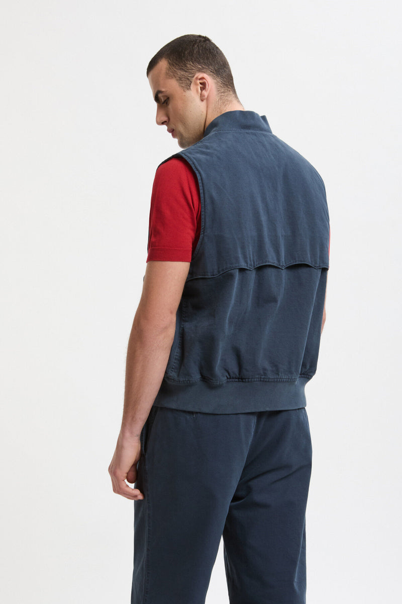 Gilet in Canvas Tinto Capo