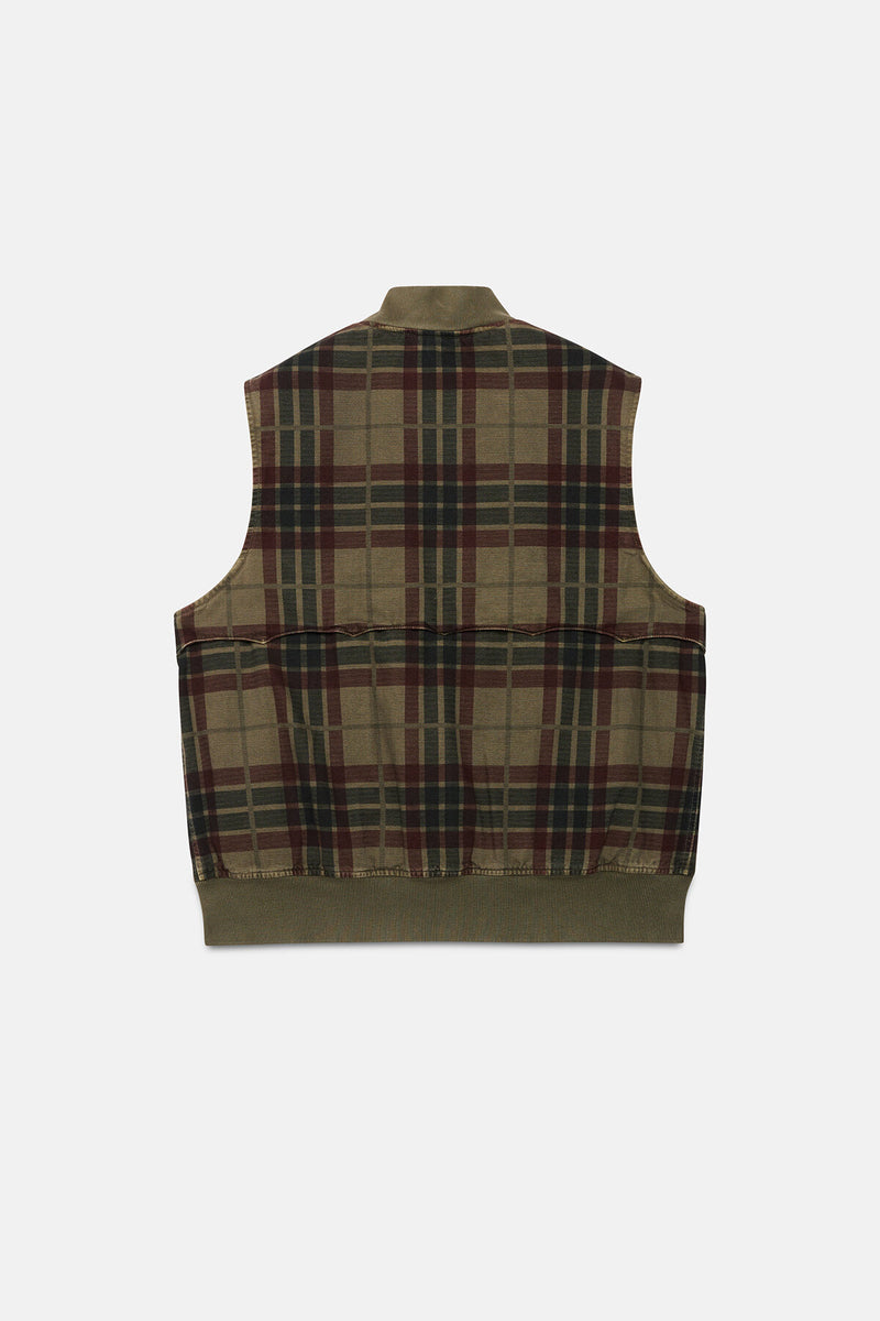Gilet in Canvas Tinto Capo stampata