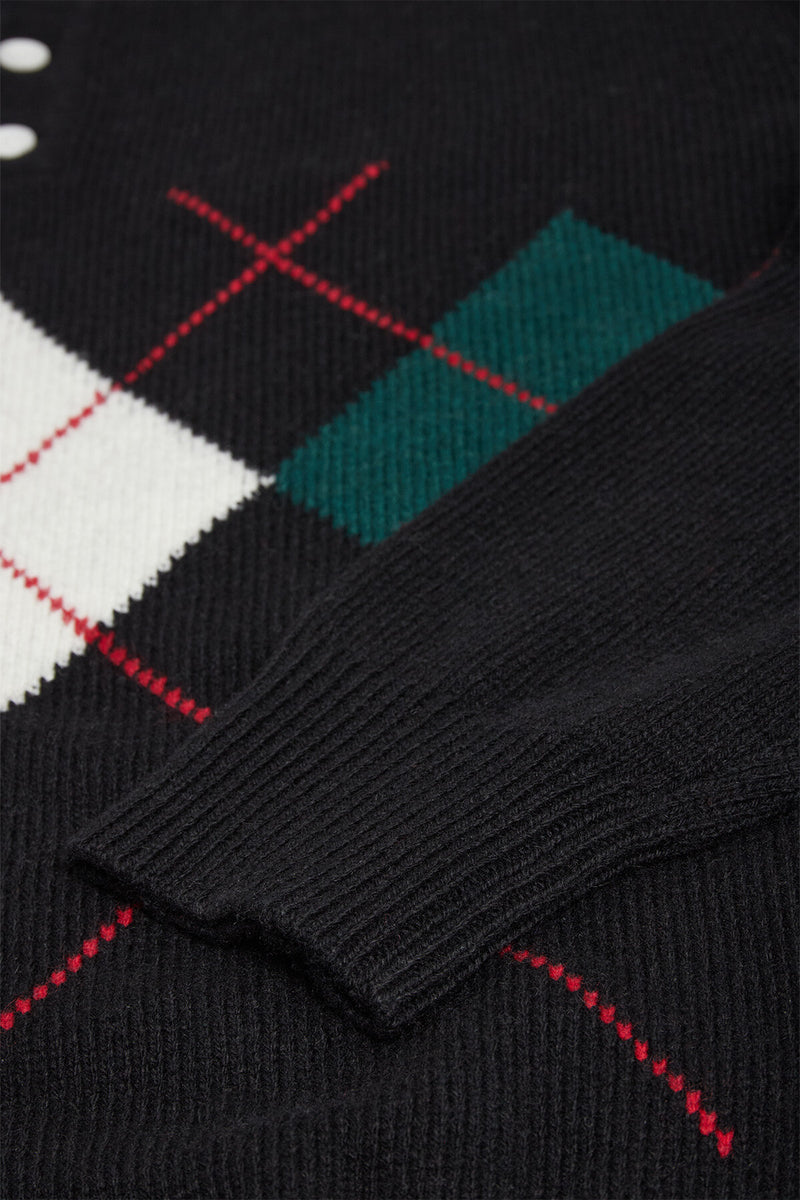 ARGYLE POLO NECK