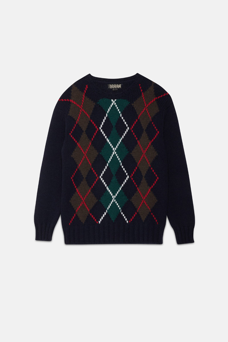 ARGYLE CREWNECK