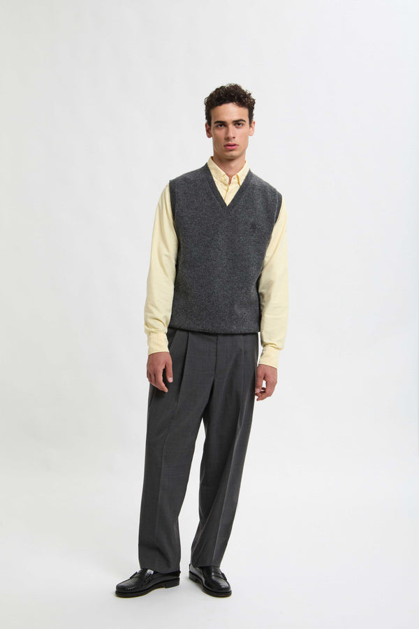 GILET IN LANA SHETLAND