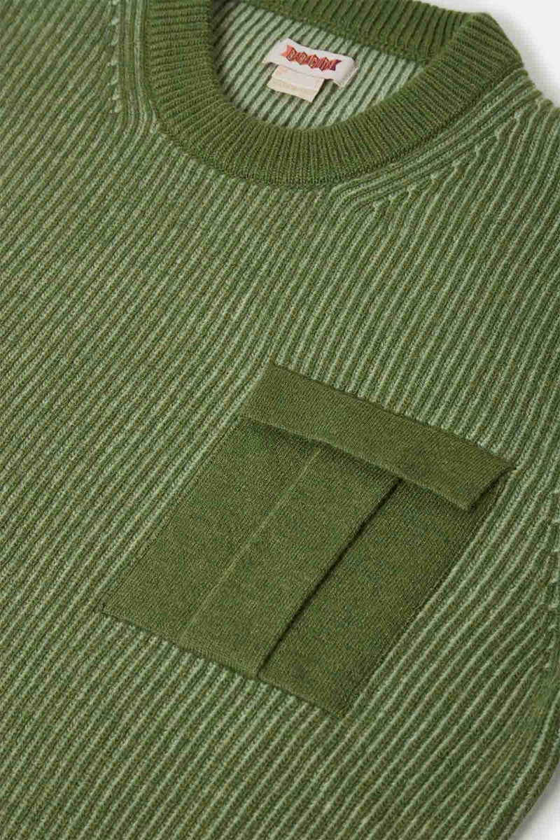 MAGLIONE CON ZIP CORTA E COLLO A LUPETTO