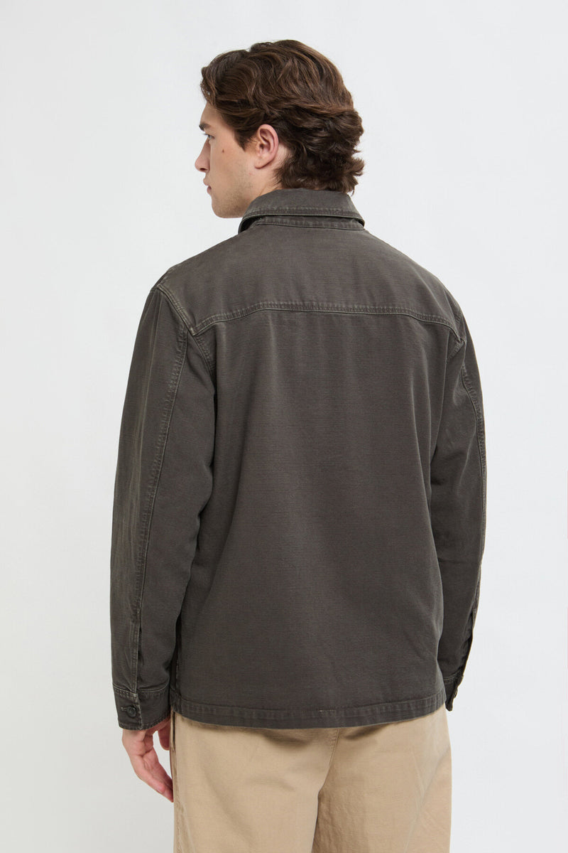 Overshirt in Canvas Tinto Capo