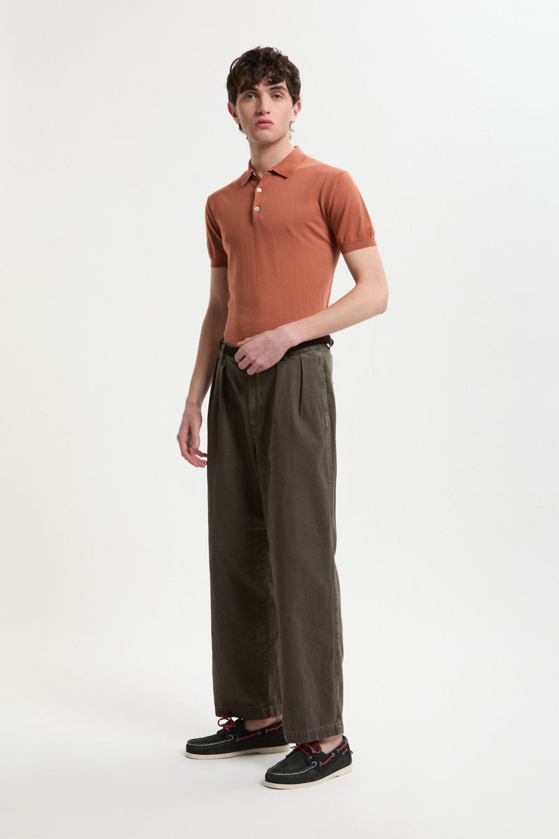 Pantaloni in Canvas Tinto Capo