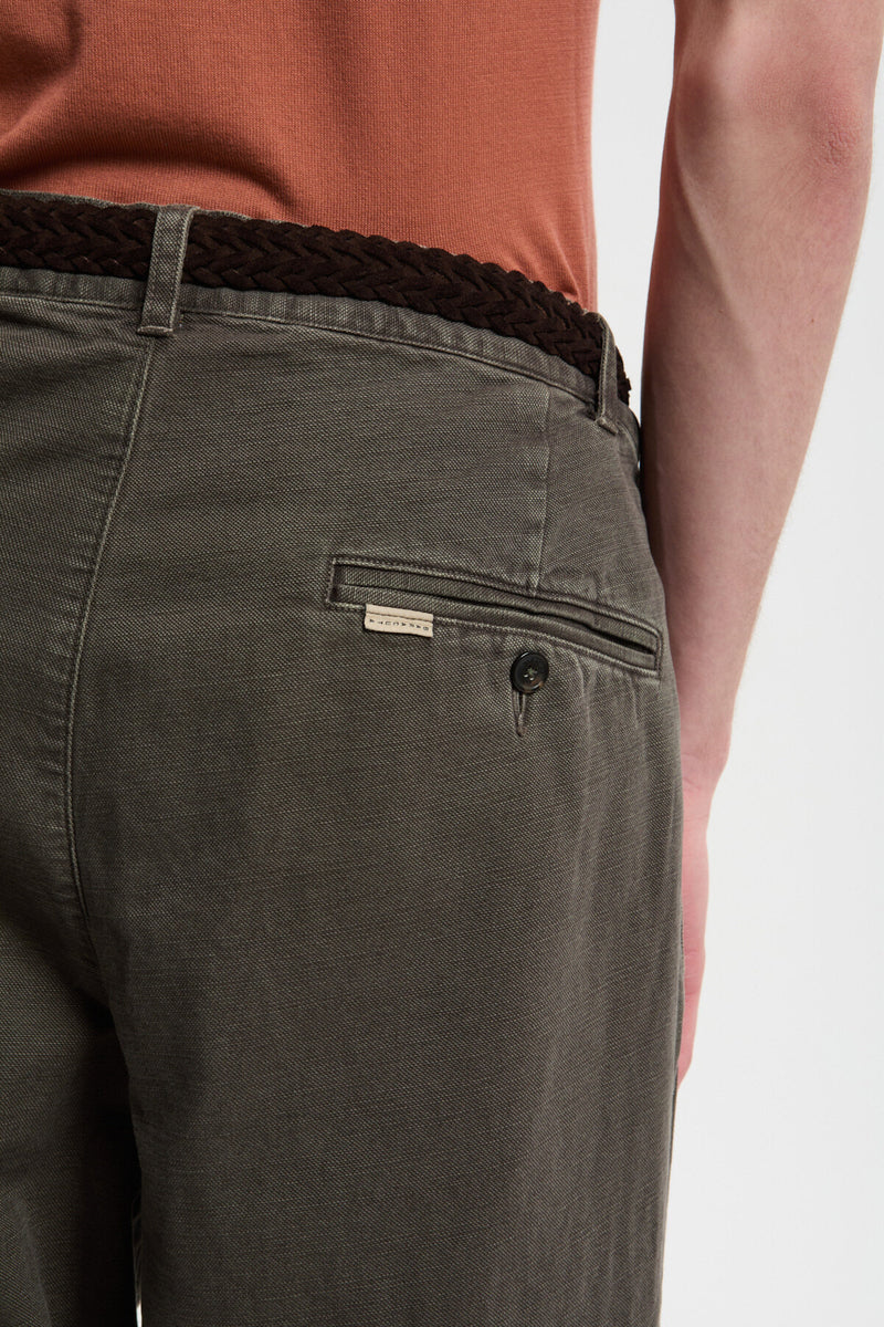 Pantaloni in Canvas Tinto Capo