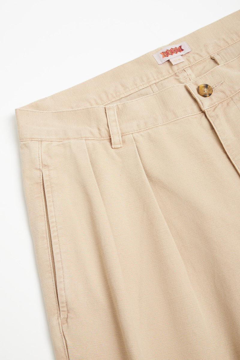 Canvas Garment Dyed Trousers